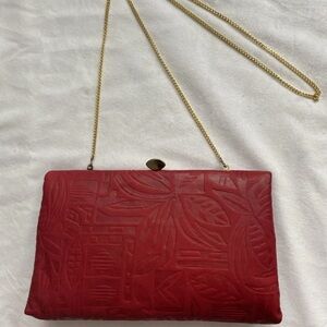 Elegant Red Clutch Bag